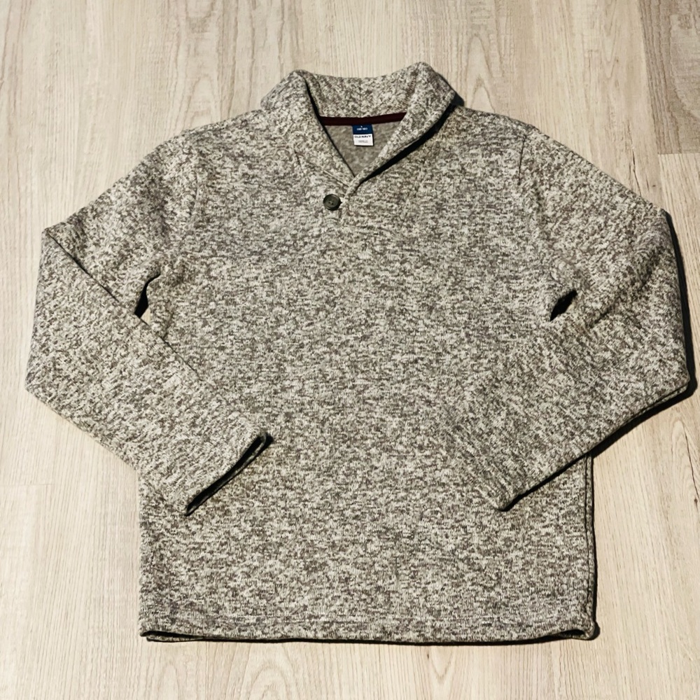 Old Navy boys dress sweater, size L 10/12, gray
